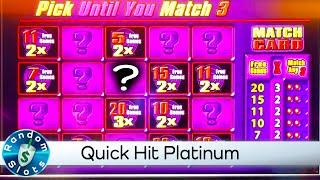 Quick Hit Platinum Stars & Bars Slot Machine Bonus Encore