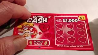 New 1,000 month Scratchcard and Cupid Cash..Golden Fortune & Fiddler's Fortune...