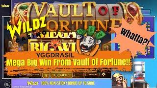 Chair Wins Big!! Mega Big Win From Vault Of Fortune!!