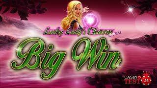 BIG WIN on Lucky Lady's Charm Deluxe - Novomatic Slot - 1,50€ BET!