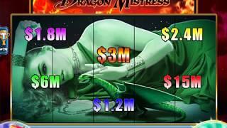 DRAGON MISTRESS Video Slot Casino Game with a "HUGE WIN" BONUS