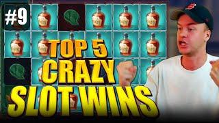 TOP 5 CRAZY SLOT WINS | ONLY THE BEST MOMENTS #9
