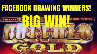 BIG WIN! FACEBOOK DRAWING-BUFFALO GOLD & AIRPLANE SLOT MACHINE BONUS