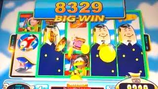 AIRPLANE! (Pt. 2) BIG WINS & LIVE PLAY Slot Machine Bonus (Max Bet!)