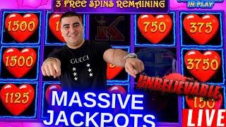 ⋆ Slots ⋆ Lighting Link Slot MASSIVE HANDPAY JACKPOT & More Jackpots On High Limit Slots