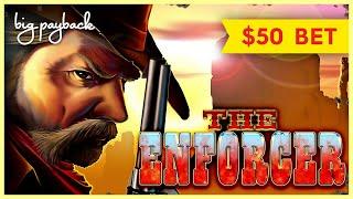 $50 BET MIRACLE SPIN! The Enforcer Slot - WHOA, THAT JUST HAPPENED?!