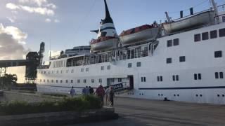 MS Adriana Cruise Ship Docked in Barbados