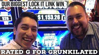 BIG BONUS Win on Lock It Link Nightlife in Las Vegas!!