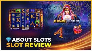 Madame Destiny Megaways by Pragmatic Play! Exclusive Video Review by Aboutslots.com for Casinodaddy!