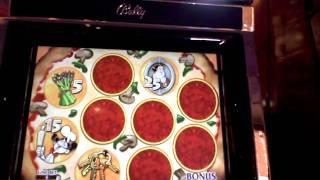 Lucky Luigi's Pizzeria slot machine bonus win at Parx Casino