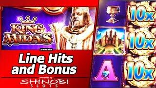 King Midas Slot - I Love Goooold!  Line Hits and Bonus, Free Spins Win