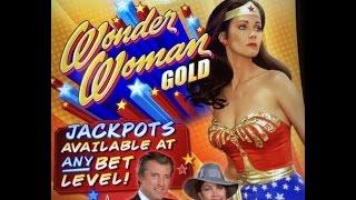 WONDER WOMAN -Gold slot machine Bonus and Major WIN