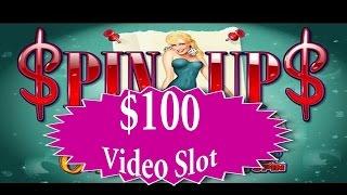 •‿•$100 Slot Machine Playing Only 5 Lines High Limit Video Machine Jackpot Handpay Aristocrat, IGT •