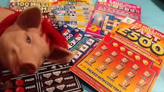 mmMMMMM!!!..Scratchcards...LUCK LINES...CASH SPECTACULAR..FAST 500..CASH WORD..PAYDAY..