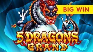 5 Dragons Grand Slot - BIG WIN BONUS - VICTORY!