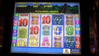 Slot Machine bonus win video on Sun and Moon with retrigger at Parx.