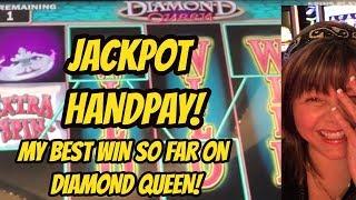 JACKPOT-HANDPAY- MY BEST WIN ON DIAMOND QUEEN