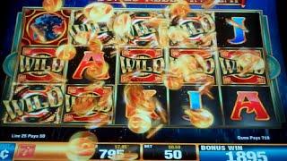 Dragon Spin Slot Machine Bonus - 5 Free Games Win with Raining Wilds Feature (#2)