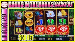 WE PUT $2300 IN MILLION DOLLAR DRAGON LINK AUTUMN MOON & MOVED OVER AND LANDED A JACKPOT!