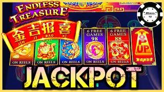 •️HIGH LIMIT Endless Treasure JACKPOT HANDPAY  •️$22 SPIN BONUS ROUND Slot Machine Casino •️