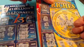 Scratchcard Double Act..2x Millionaire RICHES..2x SANTA'S Millions..2x Millionaire 7's..