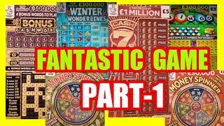 FANTASTIC  SCRATCHCARD GAME..⋆ Slots ⋆Part-1⋆ Slots ⋆..CASH 7s DOUBLER..CASHWORD..BINGO..WONDERLINES