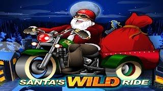 MUST SEE!!! HUGE MEGA BIG WIN on Santa's Wild Ride - Microgaming Slot - 1,50€ BET!