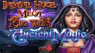 MUST SEE!!! INSANE HUGE MEGA BIG WIN ON ANCIENT MAGIC SLOT (GAMOMAT/BALLY WULFF) - 1,50€ BET!