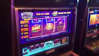 BBBB! Bonsai's $5 Max Bet Bonus on Triple Butterfly Sevens Slot Machine