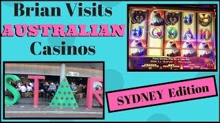 Brian visits SYDNEY Australia Casino •LIVE PLAY • Slot Machine Pokies at The Star Casino