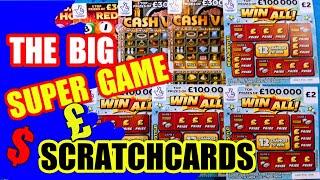 THE BIG SUNDAY SCRATCHCARD GAME..CASH VAULT"WIN ALL"GOLD 7s