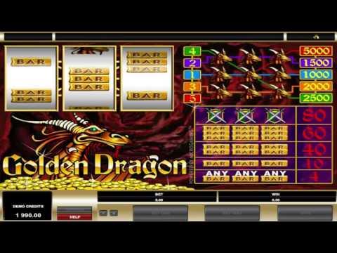 Free Golden Dragon slot machine by Microgaming gameplay ★ SlotsUp