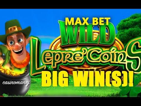 MAX BET! - WILD Lepre'COINS  Slot - BIG WIN!!! - Slot Machine Bonus