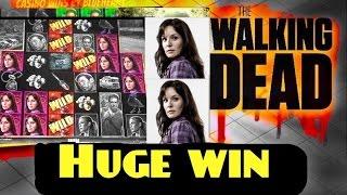 **GIANT WIN** The WALKING DEAD slot machine MAX BET Wild Attack Feature HUGE WIN!