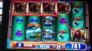 WMS Kodiak Slot Machine Bonus