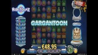 Reactoonz Slot - Gargantoon Feature BIG WIN!