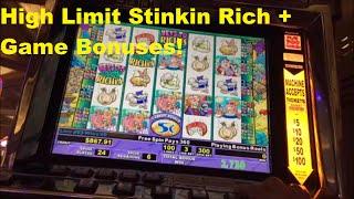 High Limit Stot Stinkin Rich Slot Action