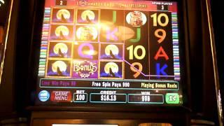 Wild Wolf Bonus Win on Slot Machine