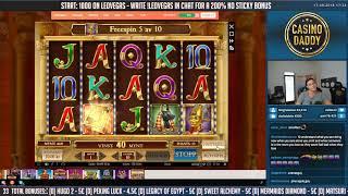 HUGE WIN!! Book of Dead BIG WIN - 10 euro bet (Online slots) from Casino LIVE stream