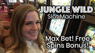 Jungle Wild Slot Machine Bonus!!! Zeus Slot Machine Surprise Line Hit!!!