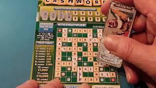 SPECIAL BONUS ..For SCOTT MARCHONT..SCRABBLE CASHWORD.Because he says he"s up alnight watching us•
