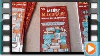 Day 17 of 30 - Full pack of 30 Scratchcards ($600) Merry Millionaire $20 Instant Lottery Tickets