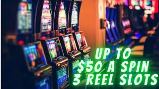 Up To $50 A Spin High Limit Slot Play - High Limit 3 Reel Slot Machines | SE-4 | EP-28