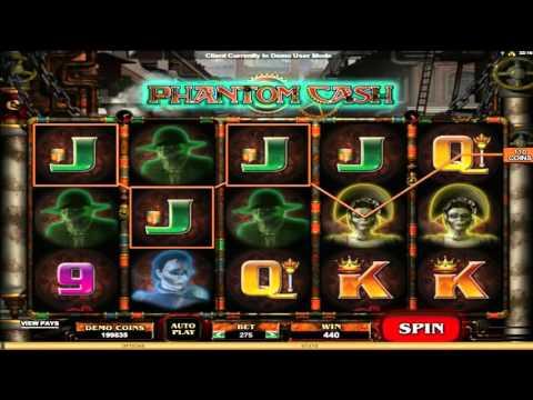 Free Phantom Cash slot machine by Microgaming gameplay ★ SlotsUp