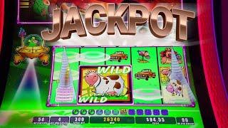 ⋆ Slots ⋆! INVADERS FROM PLANET MOOLAH #jackpot #handpay