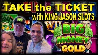 TAKE THE TICKET with KING JASON SLOTS • LIGHTNING LINK WILD CHUCO