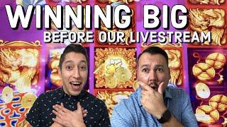 LIVE STREAM Pit Stop to Quadruple our MONEY ~ Rising Fortunes & Double Blessing Slot Machines