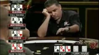 View On Poker - Doyle Brunson Wins Against Eli Elezra With AQ