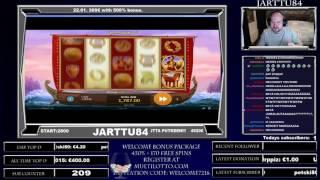 HUGE WIN From Odysseus Slot During Free Spin BonusGame!!