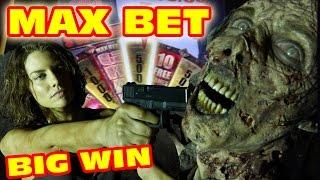 The Walking Dead - MAX BET BIG WIN - Slot Machine Bonus